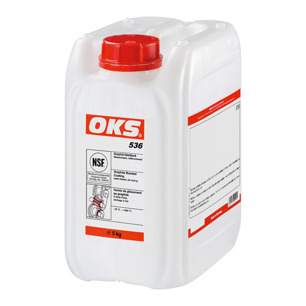 OKS 536 - Lac acoperire pe baza de apa cu grafit si uscare la aer | Lubrifianti OKS pentru industria alimentara